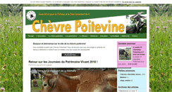 Desktop Screenshot of chevre-poitevine.org