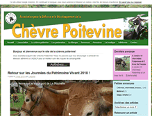 Tablet Screenshot of chevre-poitevine.org